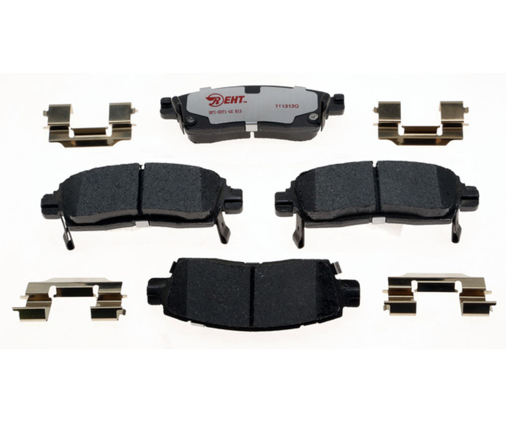 Raybestos EHT883H - Element3 Enhanced Compound Disc Brake Pads, 2 Wheel Set