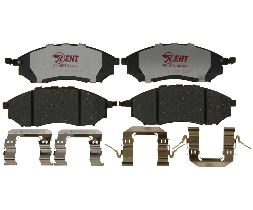 Raybestos EHT888AH - Element3 Enhanced Compound Disc Brake Pads, 2 Wheel Set