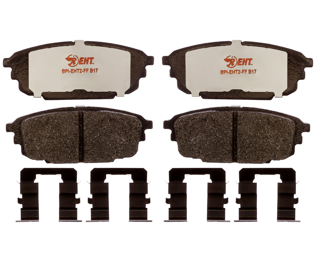 Raybestos EHT892H - Element3 Enhanced Compound Disc Brake Pads, 2 Wheel Set