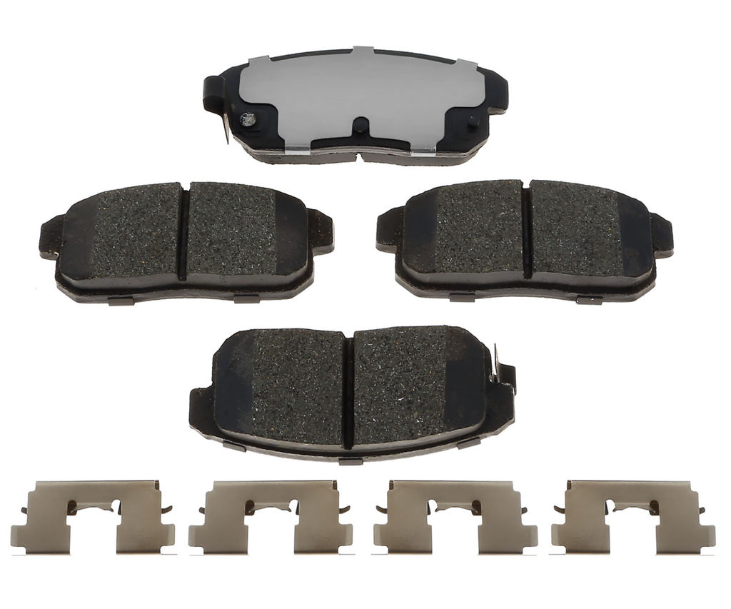 Raybestos EHT900H - Element3 Enhanced Compound Disc Brake Pads, 2 Wheel Set