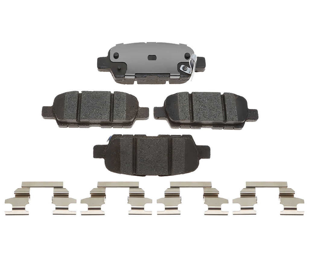 Raybestos EHT905H - Element3 Enhanced Compound Disc Brake Pads, 2 Wheel Set