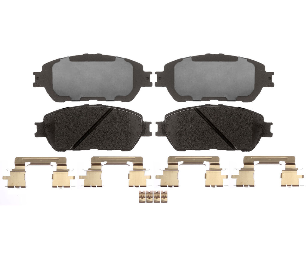 Raybestos EHT906H - Element3 Enhanced Compound Disc Brake Pads, 2 Wheel Set