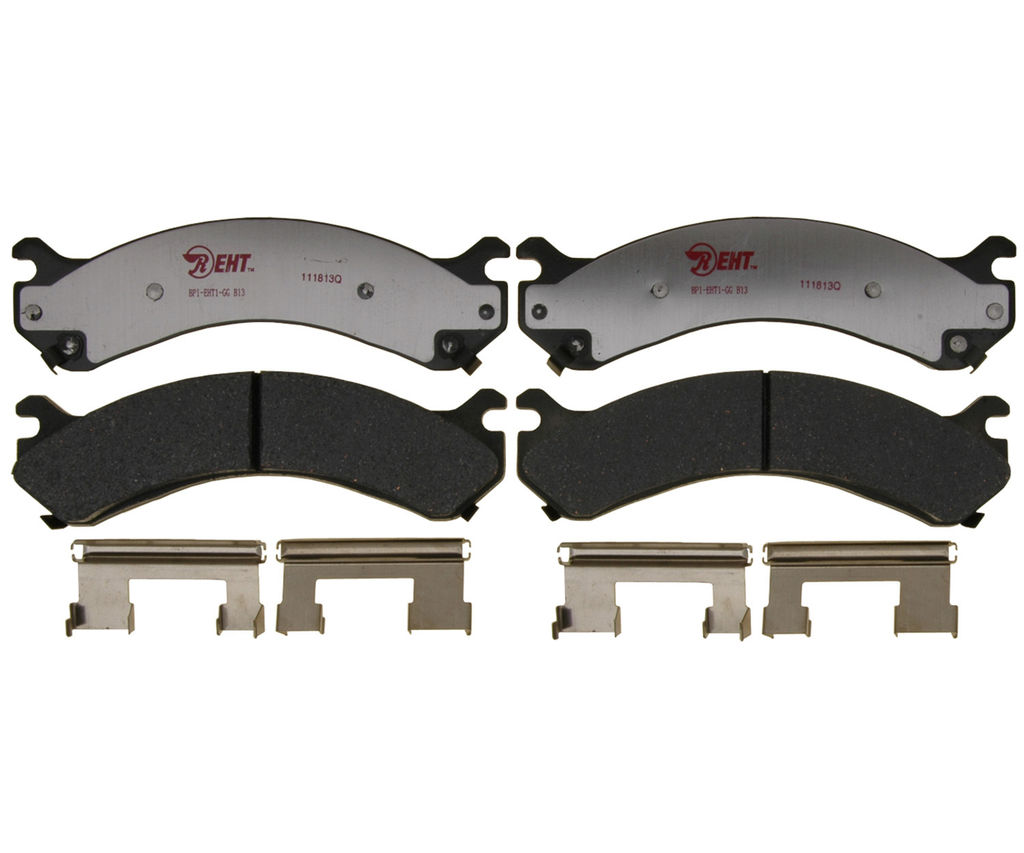 Raybestos EHT909H - Element3 Enhanced Compound Disc Brake Pads, 2 Wheel Set
