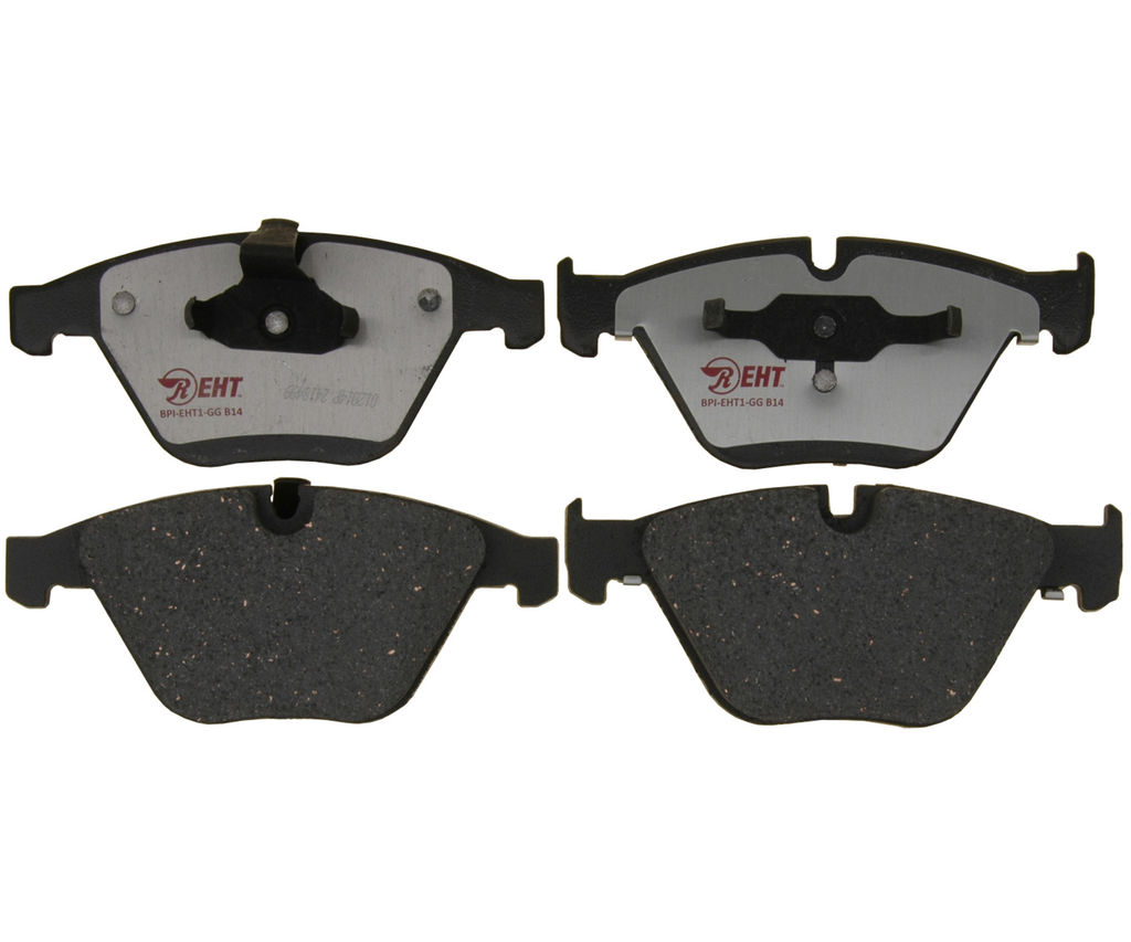 Raybestos EHT918 - Element3 Enhanced Compound Disc Brake Pads, 2 Wheel Set
