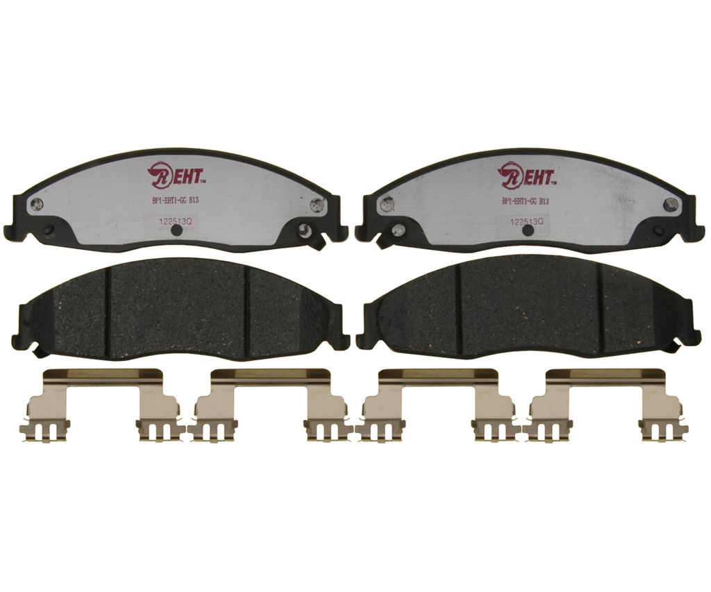 Raybestos EHT921H - Element3 Enhanced Compound Disc Brake Pads, 2 Wheel Set