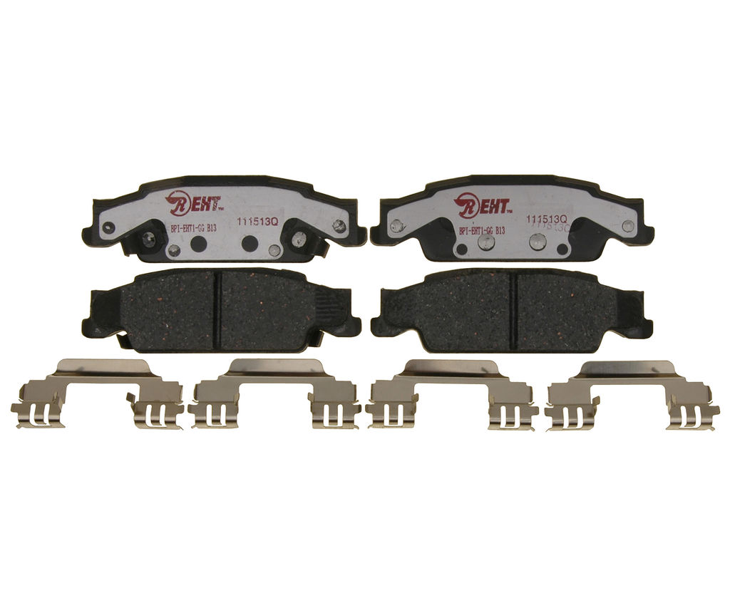 Raybestos EHT922H - Element3 Enhanced Compound Disc Brake Pads, 2 Wheel Set