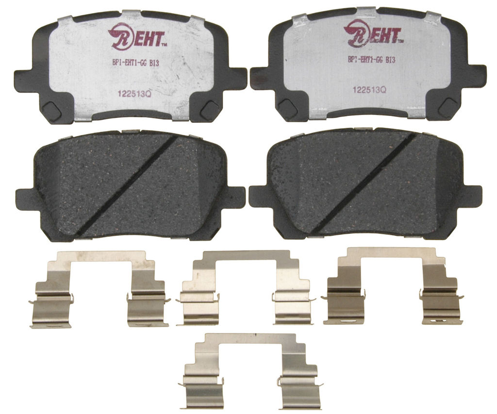 Raybestos EHT923H - Element3 Enhanced Compound Disc Brake Pads, 2 Wheel Set