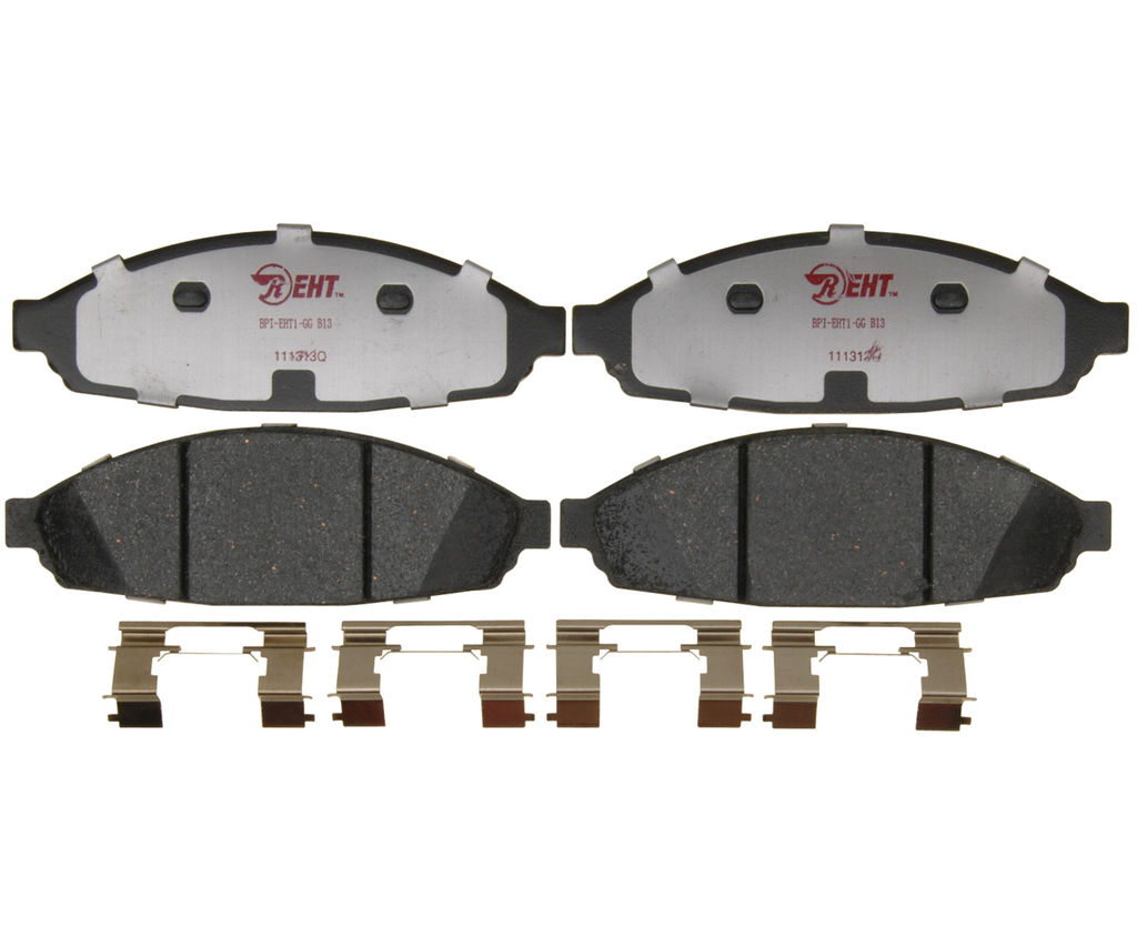 Raybestos EHT931H - Element3 Enhanced Compound Disc Brake Pads, 2 Wheel Set