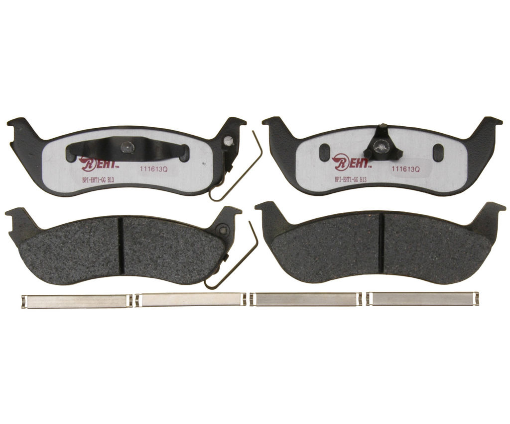 Raybestos EHT932H - Element3 Enhanced Compound Disc Brake Pads, 2 Wheel Set