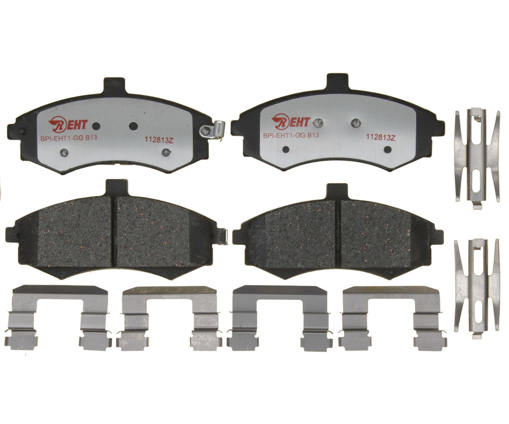 Raybestos EHT941H - Element3 Enhanced Compound Disc Brake Pads, 2 Wheel Set