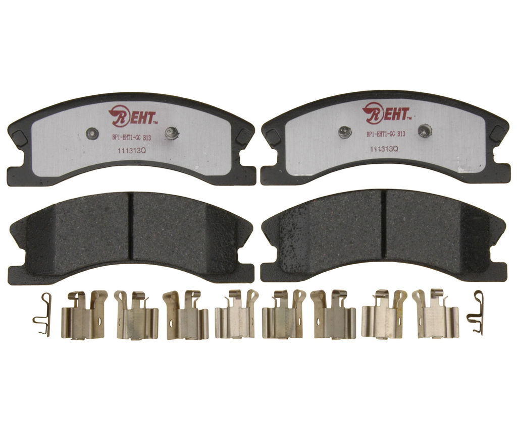 Raybestos EHT945H - Element3 Enhanced Compound Disc Brake Pads, 2 Wheel Set
