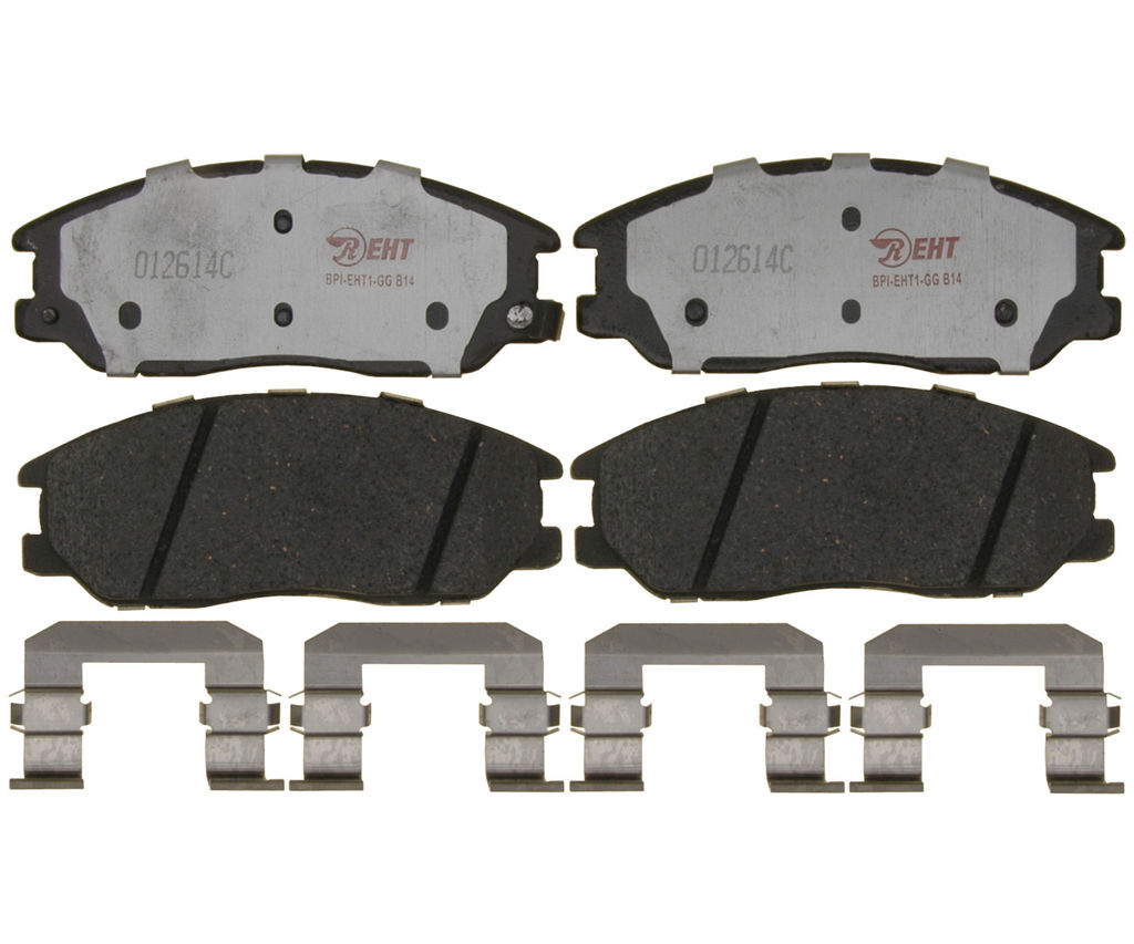 Raybestos EHT955H - Element3 Enhanced Compound Disc Brake Pads, 2 Wheel Set