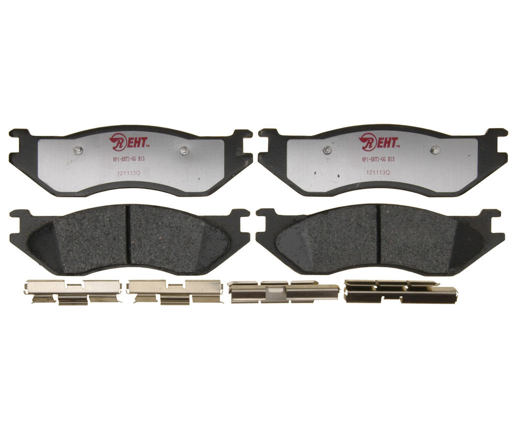 Raybestos EHT966H - Element3 Enhanced Compound Disc Brake Pads, 2 Wheel Set