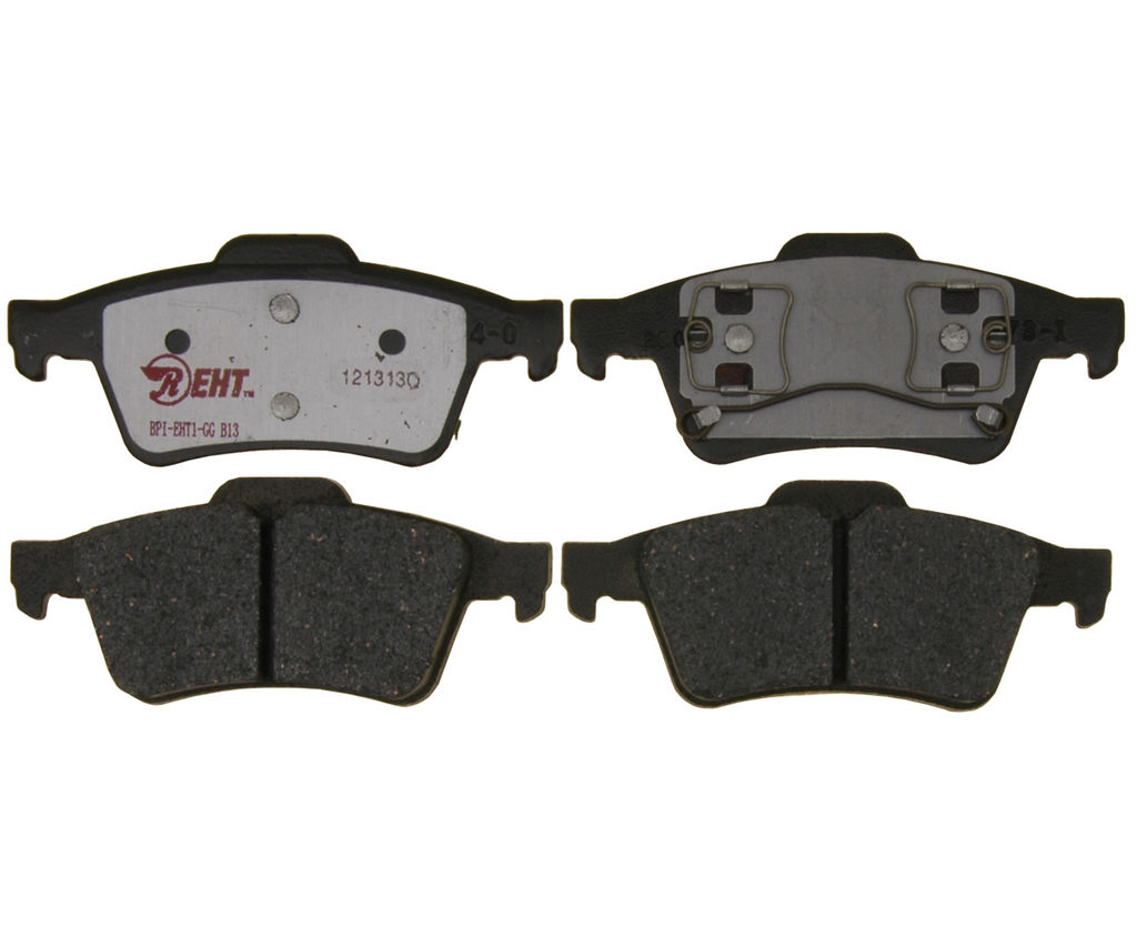 Raybestos EHT973 - Element3 Enhanced Compound Disc Brake Pads, 2 Wheel Set
