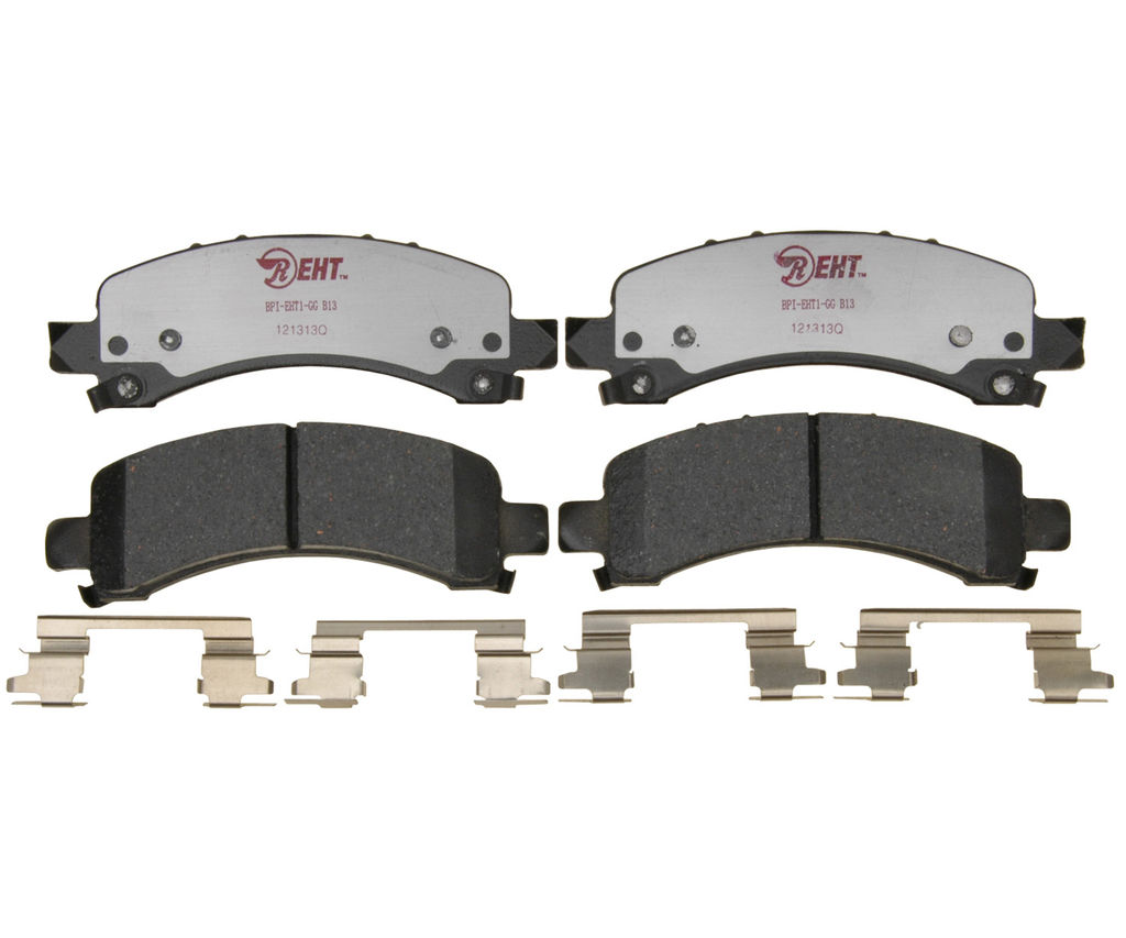 Raybestos EHT974AH - Element3 Enhanced Compound Disc Brake Pads, 2 Wheel Set