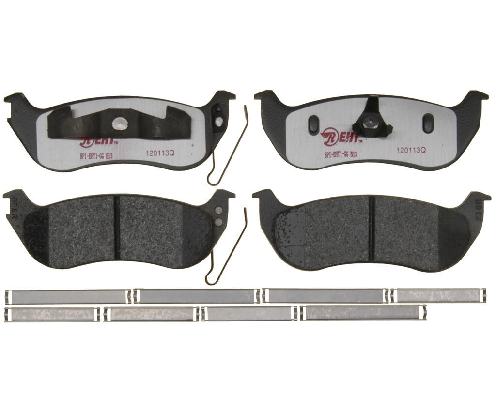 Raybestos EHT981H - Element3 Enhanced Compound Disc Brake Pads, 2 Wheel Set