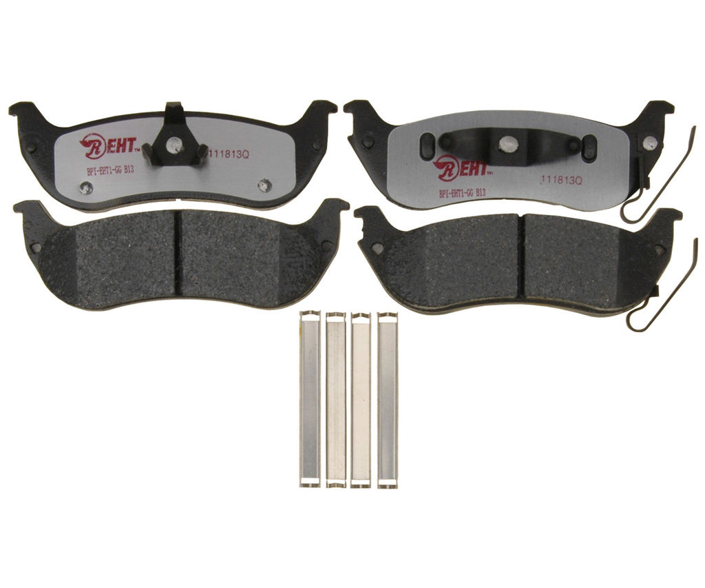 Raybestos EHT998H - Element3 Enhanced Compound Disc Brake Pads, 2 Wheel Set