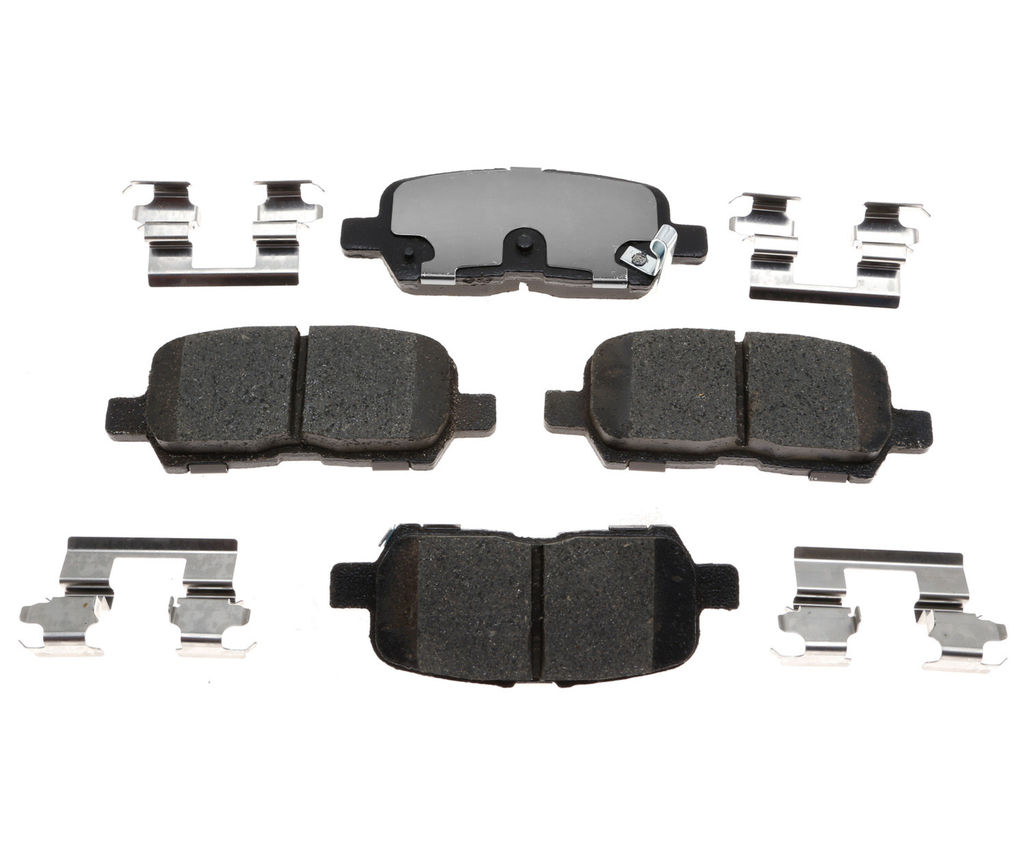 Raybestos EHT999H - Element3 Enhanced Compound Disc Brake Pads, 2 Wheel Set