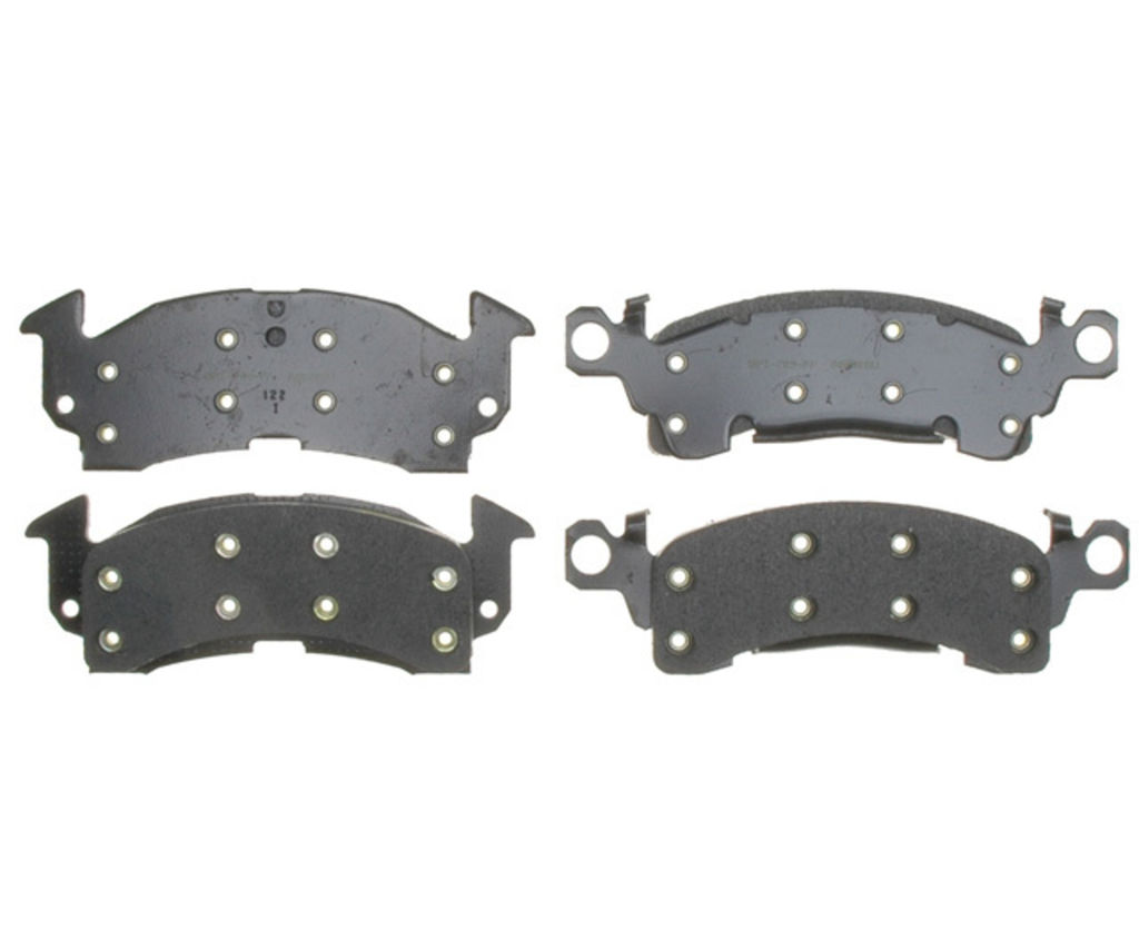 Raybestos PGD122 - Element3 Performance Organic Disc Brake Pads, 2 Wheel Set