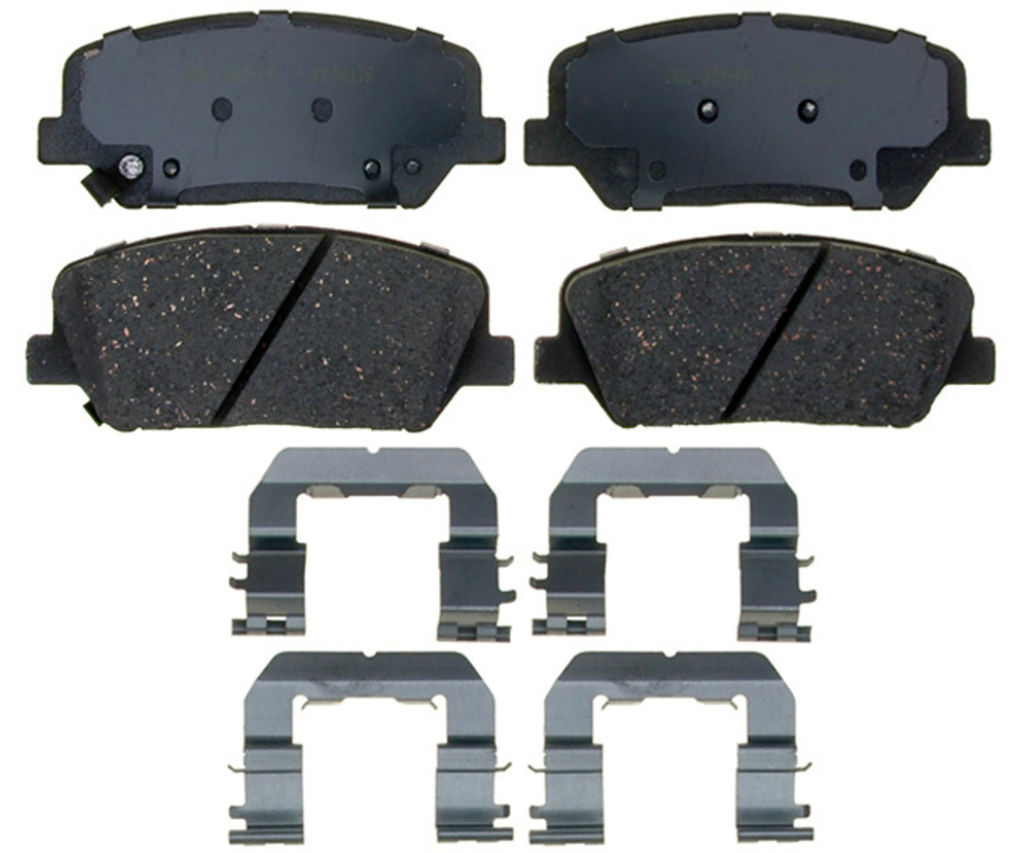Raybestos PGD1413C - Element3 Performance Ceramic Disc Brake Pads, 2 Wheel Set