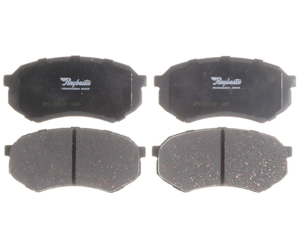 Raybestos PGD389C - Element3 Performance Ceramic Disc Brake Pads, 2 Wheel Set