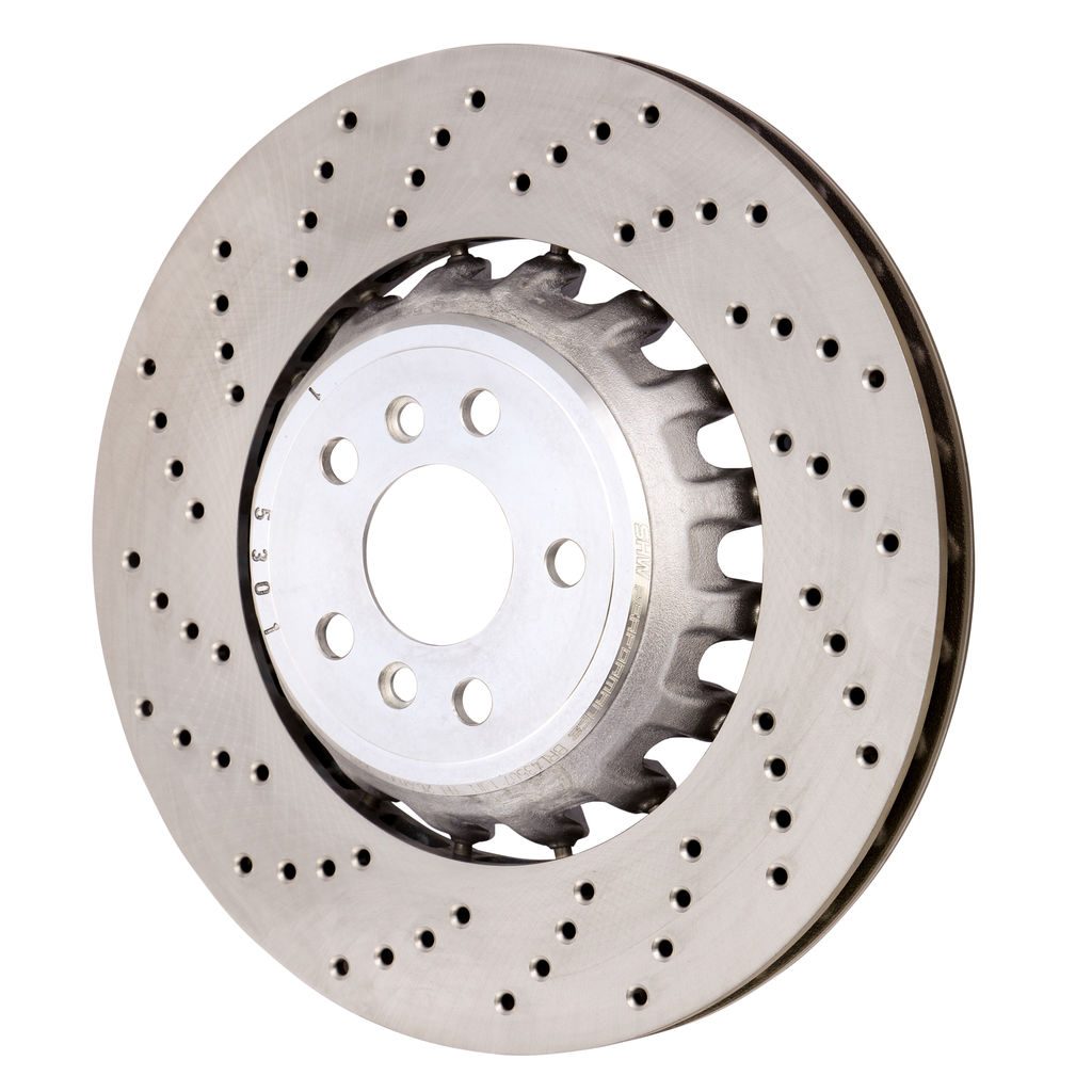 SHW Performance BRL43507 - Cross-drilled Lightweight Brake Rotor 380 x 28 mm