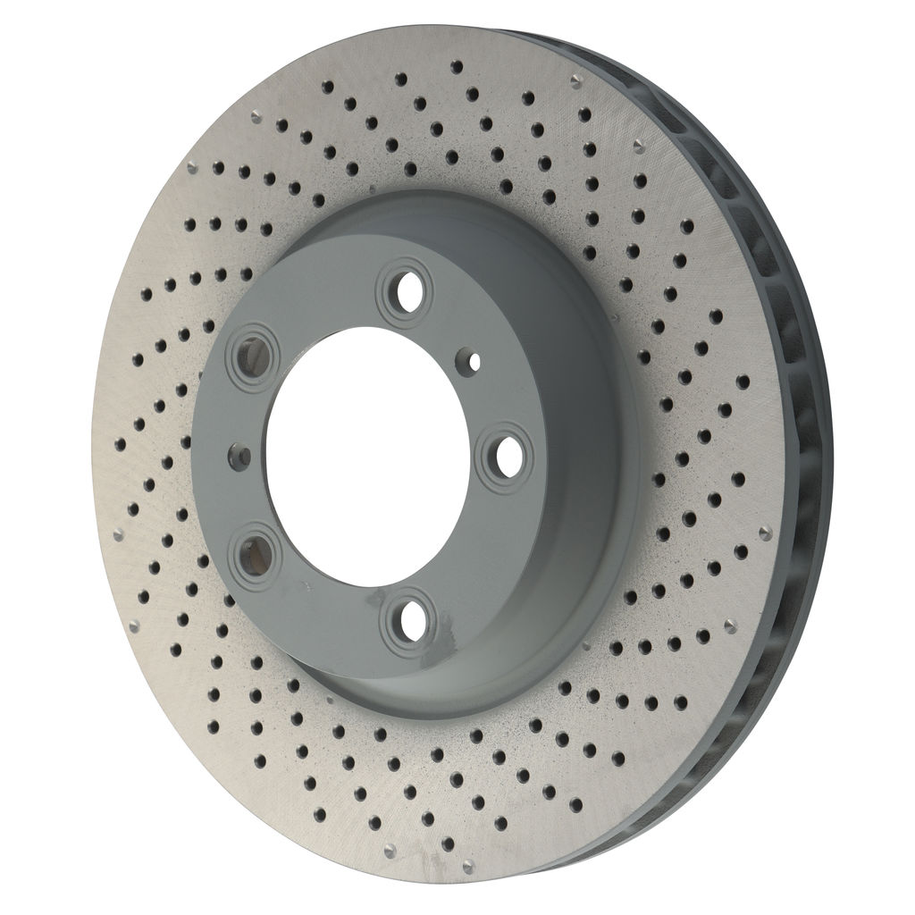 SHW Performance PFR39984 - Cross-drilled Monobloc Brake Rotor 330 x 34 mm