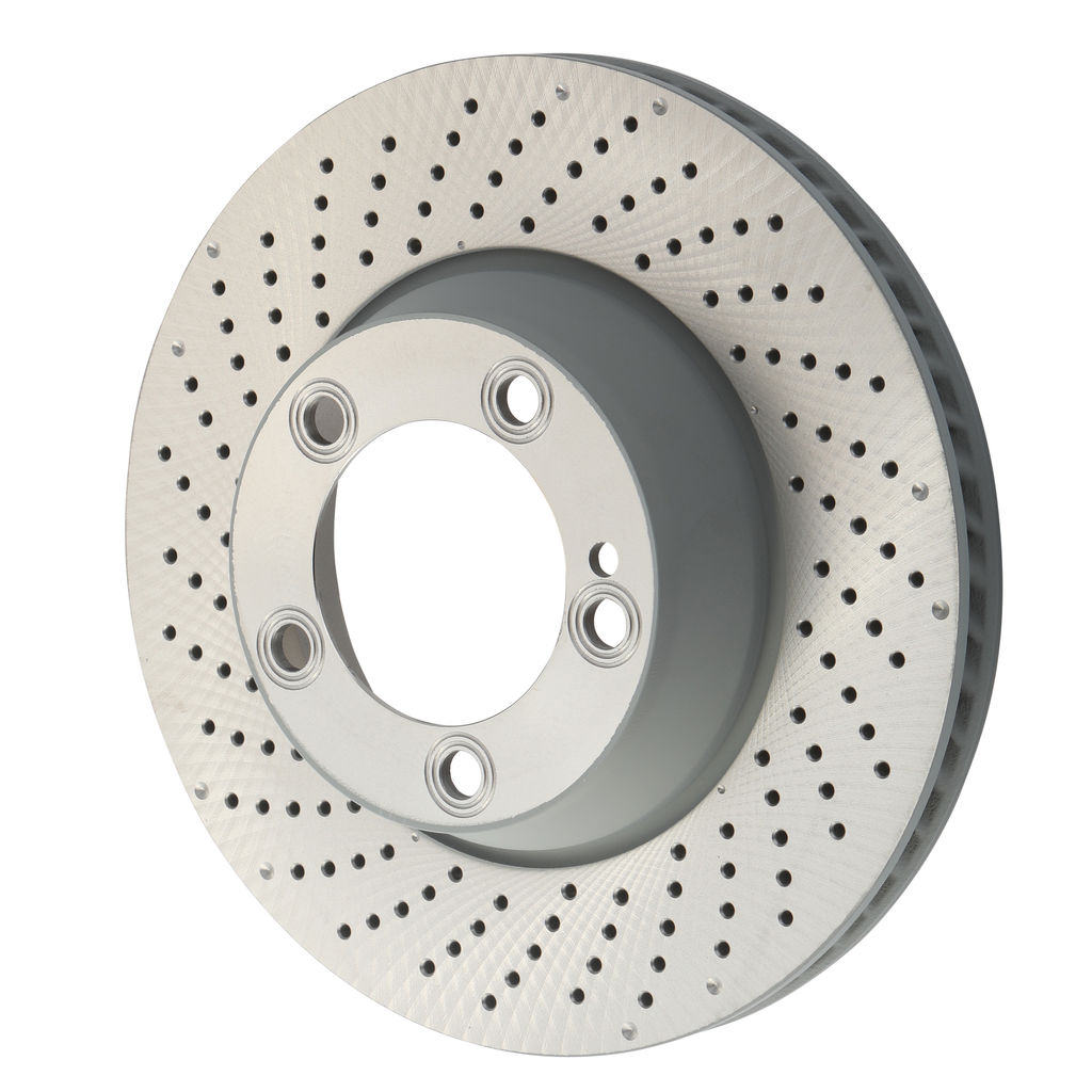 SHW Performance PRL31324 - Cross-drilled Monobloc Brake Rotor 330 x 28 mm