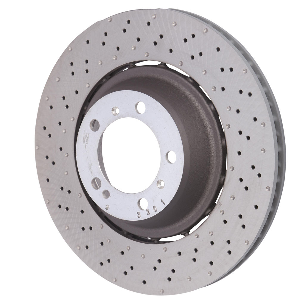 SHW Performance PRL49917 - Drilled-dimpled Lightweight Brake Rotor 380 x 30 mm