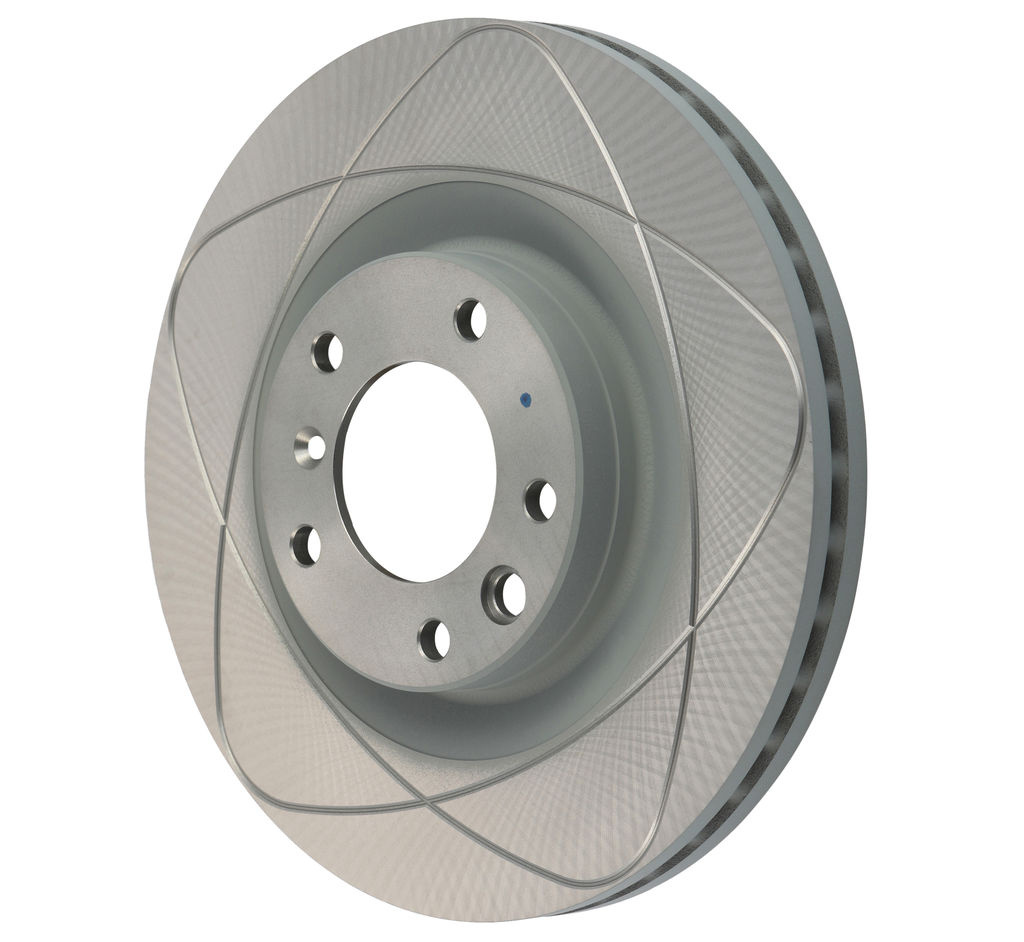 SHW Performance TFX30006 - Slotted-spiral Monobloc Brake Rotor 350 x 32 mm