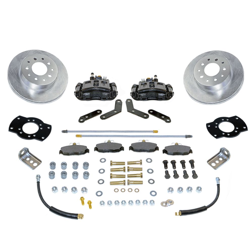 SSBC-USA A125-1BK - New Direct Fit Rear Drum to Disc Brake Conversion Kit w/ Rotors, Black