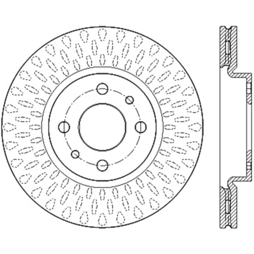 Sport Slotted Brake Rotor