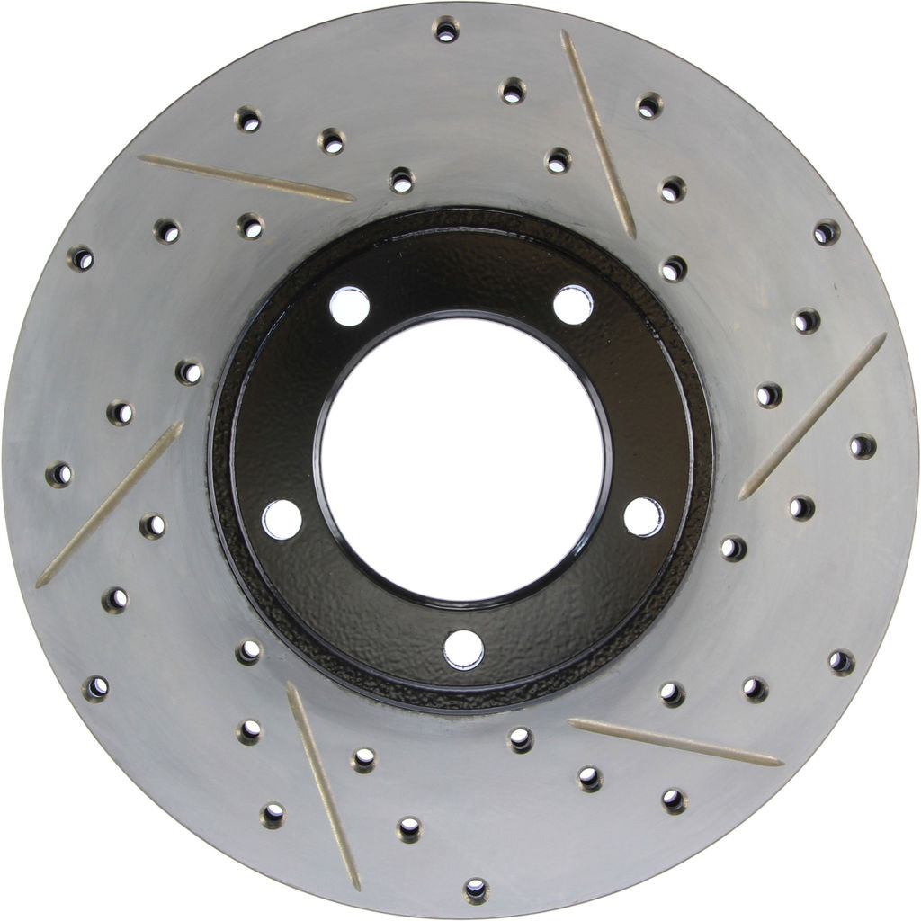 Stoptech 127.20002CL - Sportstop Cryo Drilled and Slotted Brake Rotor