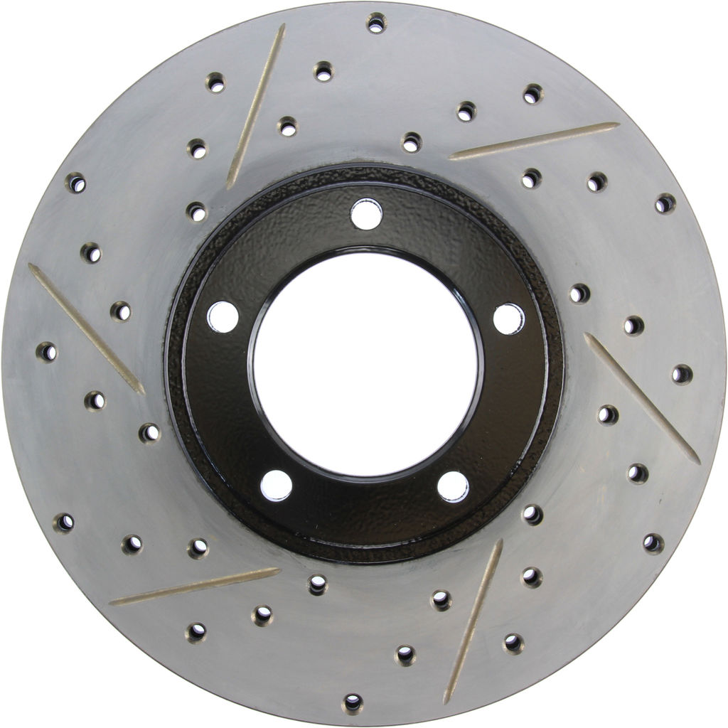 Stoptech 127.20002CR - Sportstop Cryo Drilled and Slotted Brake Rotor
