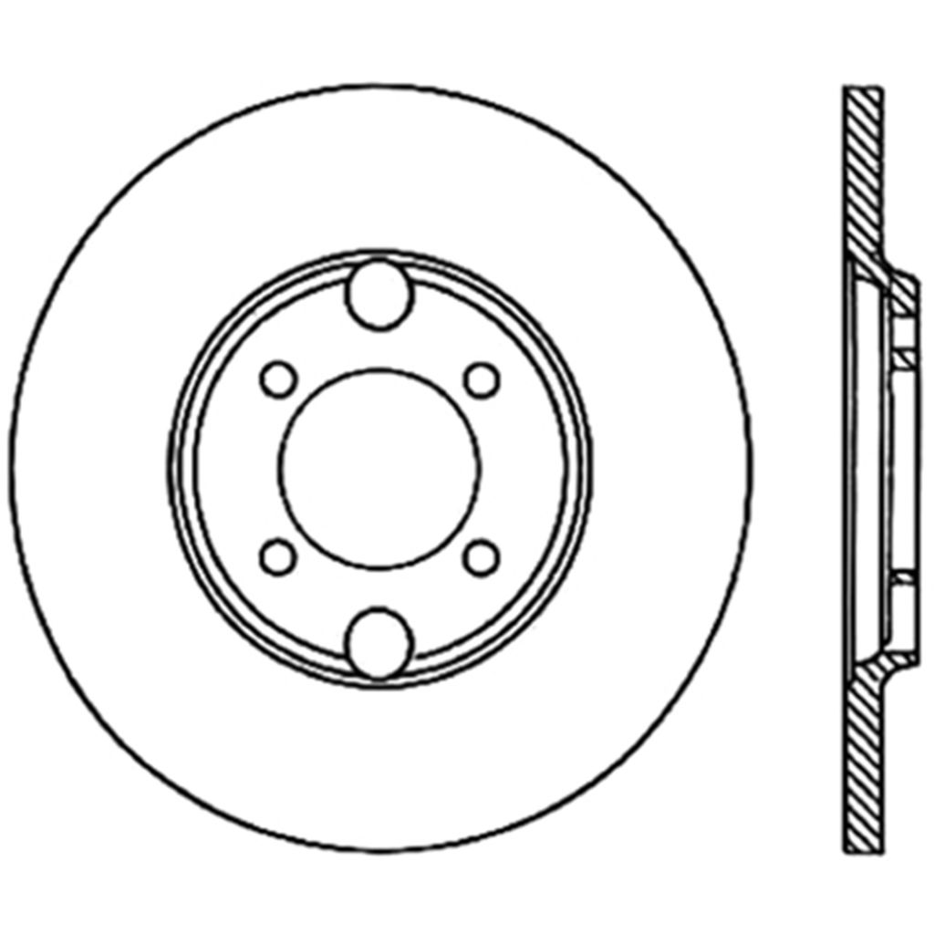 Sport Drilled and Slotted Brake Rotor