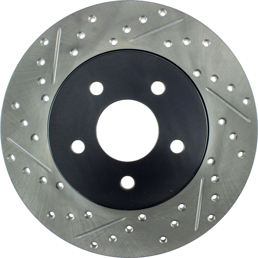 Stoptech 127.20017R - Sport Drilled and Slotted Brake Rotor