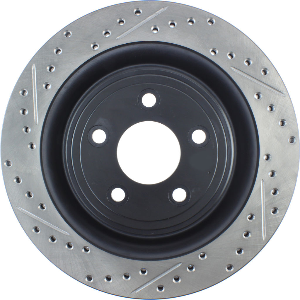 Stoptech 127.20022R - Sport Drilled and Slotted Brake Rotor