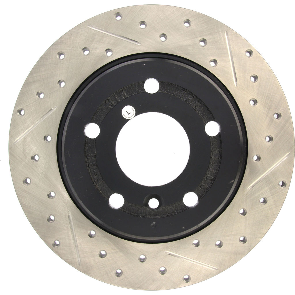 Stoptech 127.22004L - Sport Drilled and Slotted Brake Rotor