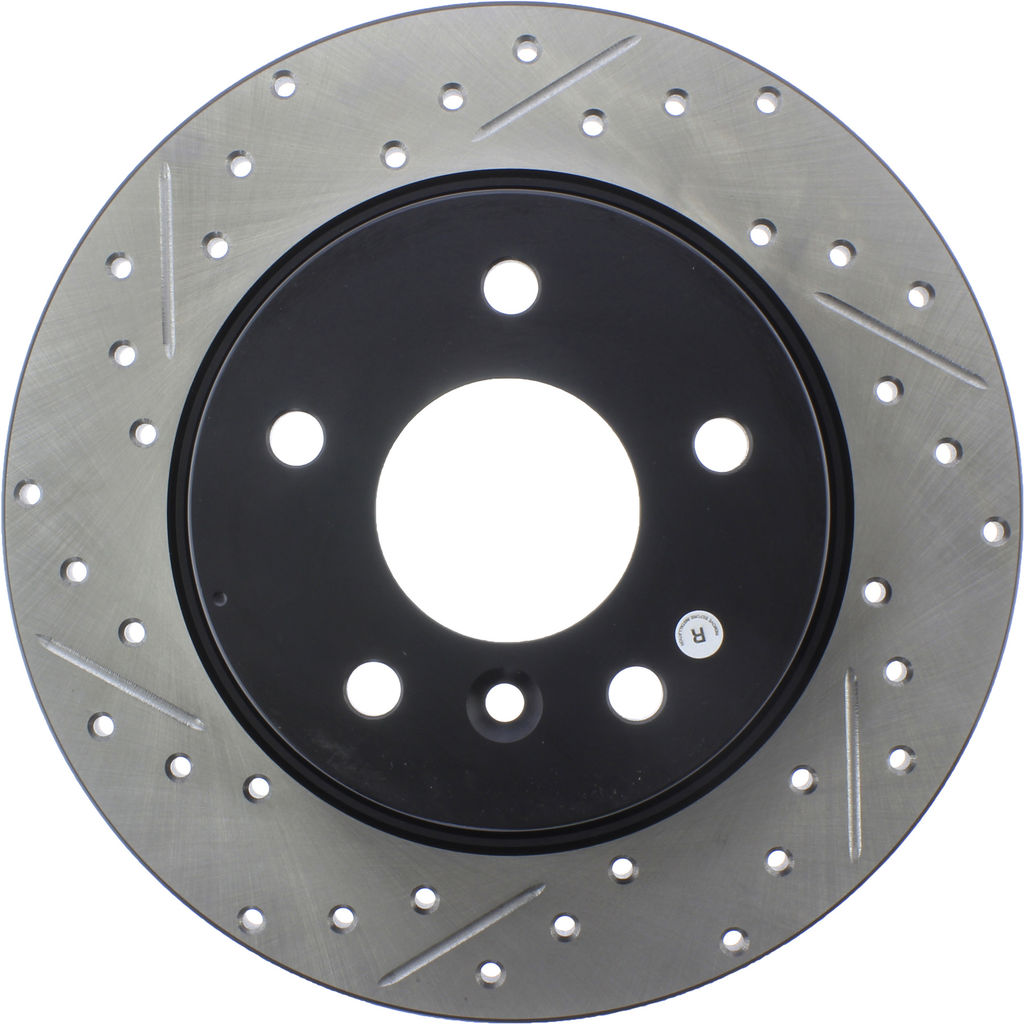 Stoptech 127.22004R - Sport Drilled and Slotted Brake Rotor