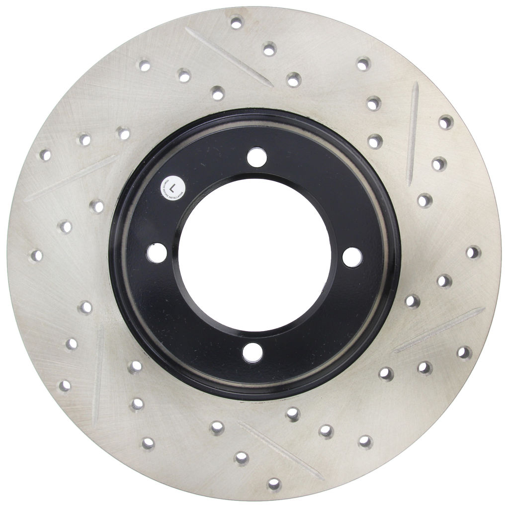Stoptech 127.30002CL - Sportstop Cryo Drilled and Slotted Brake Rotor