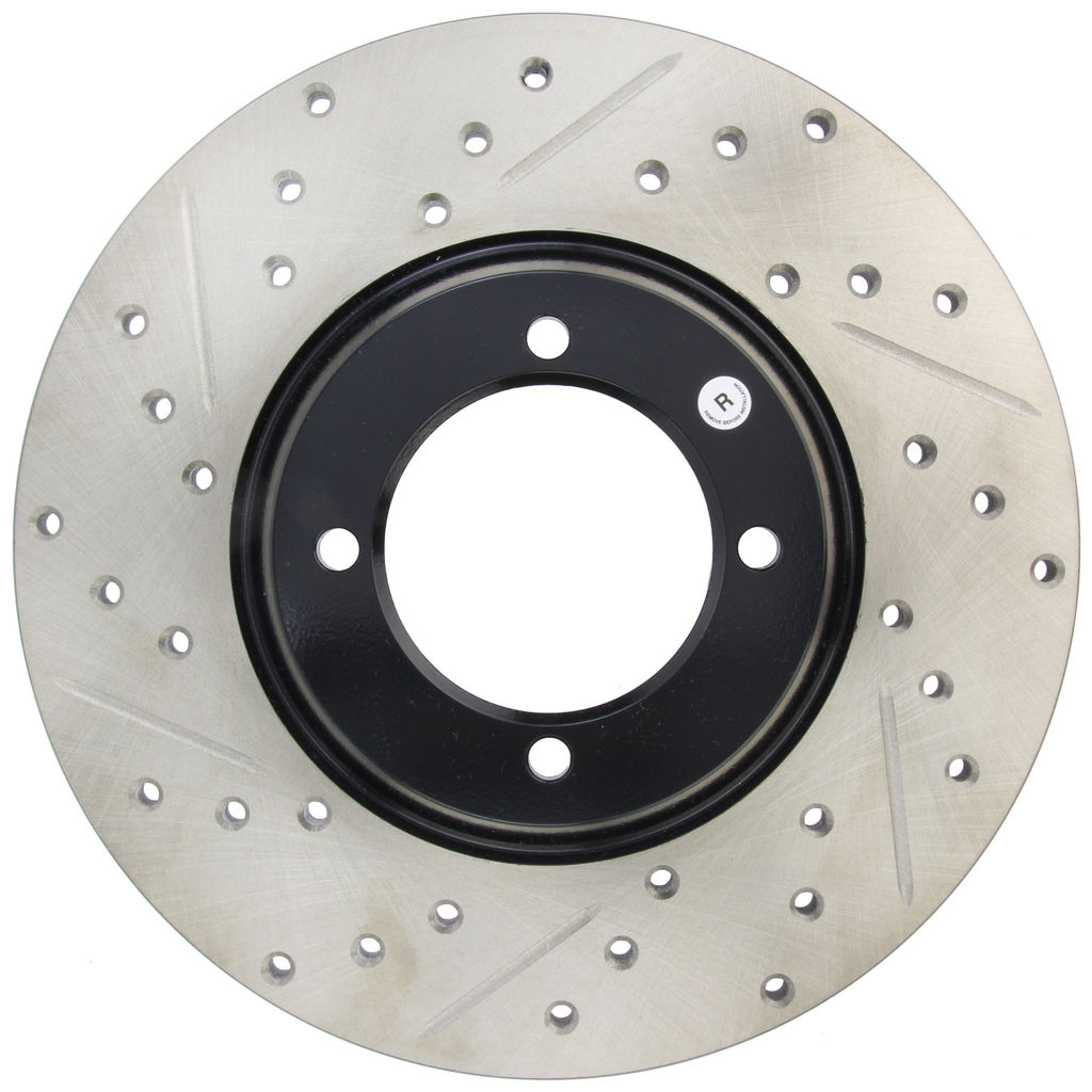 Stoptech 127.30002CR - Sportstop Cryo Drilled and Slotted Brake Rotor