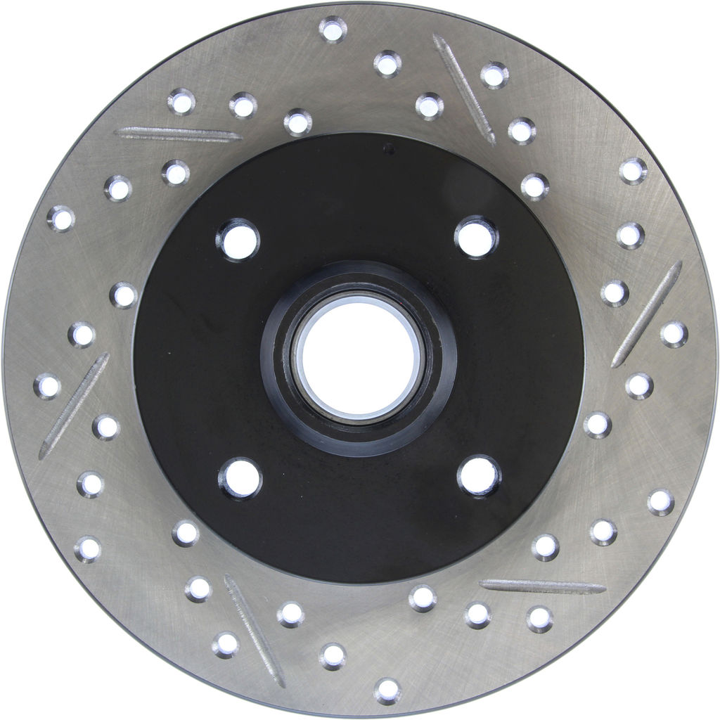Stoptech 127.33022L - Sport Drilled and Slotted Brake Rotor