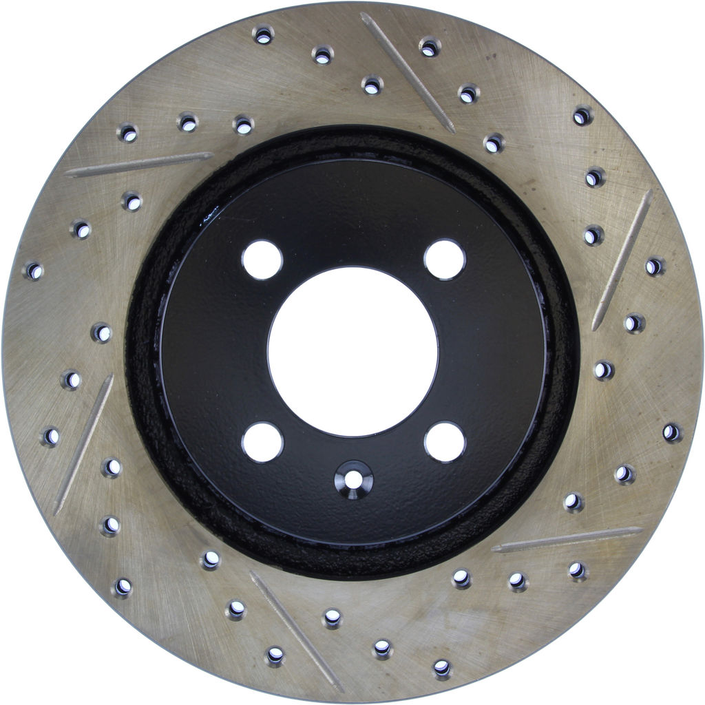 Stoptech 127.33028CL - Sportstop Cryo Drilled and Slotted Brake Rotor