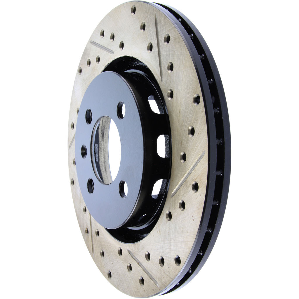 Stoptech 127.33028L - Sport Drilled and Slotted Brake Rotor