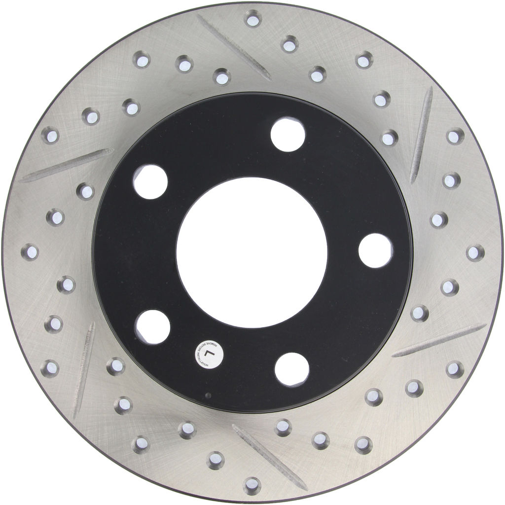 Stoptech 127.33047CL - Sportstop Cryo Drilled and Slotted Brake Rotor