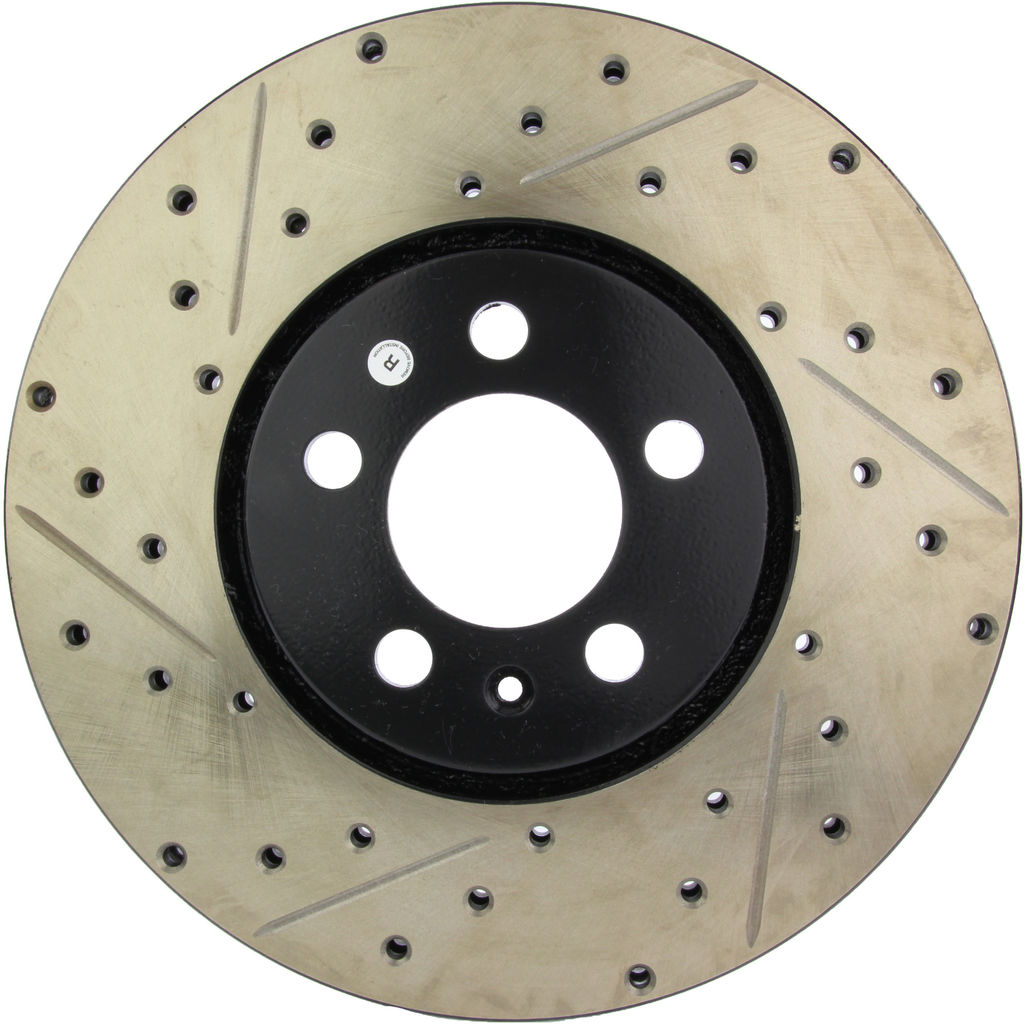 Stoptech 127.33049CR - Sportstop Cryo Drilled and Slotted Brake Rotor