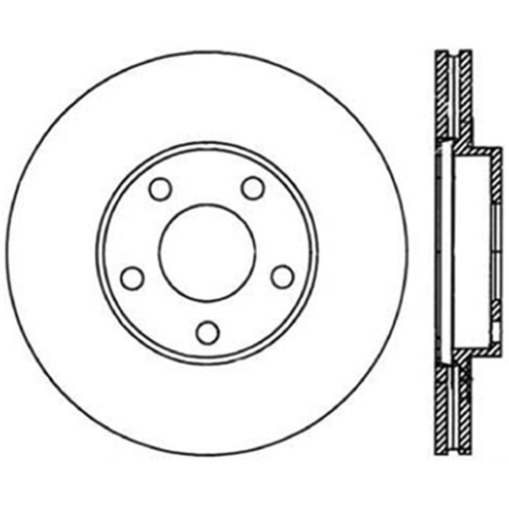 Sport Drilled and Slotted Brake Rotor