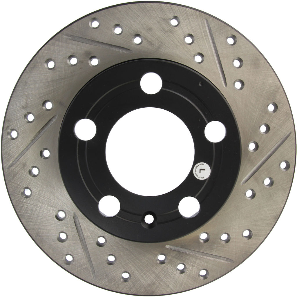 Stoptech 127.33057CL - Sportstop Cryo Drilled and Slotted Brake Rotor