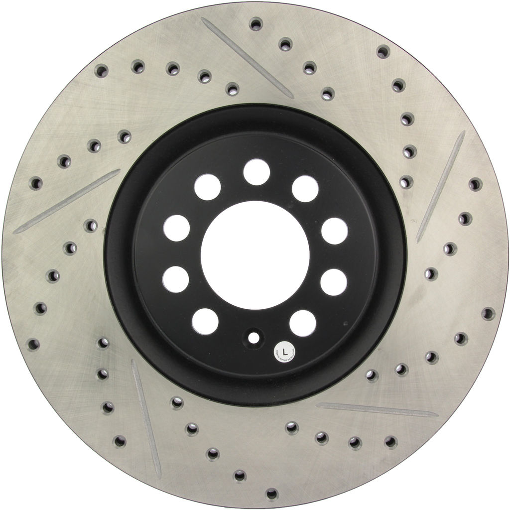 Stoptech 127.33062CL - Sportstop Cryo Drilled and Slotted Brake Rotor