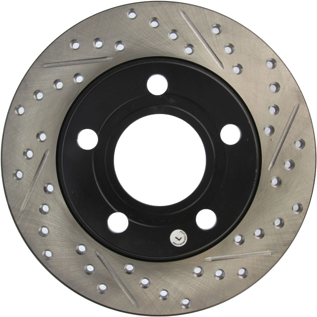 Stoptech 127.33064CL - Sportstop Cryo Drilled and Slotted Brake Rotor